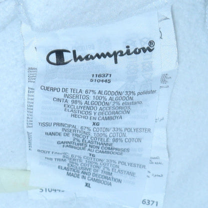 Womens UK Size XL Champion White Pullover Hoodie