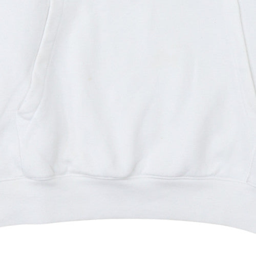 Womens UK Size XL Champion White Pullover Hoodie