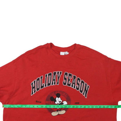 Womens UK Size L H&M Red Pullover Sweatshirt