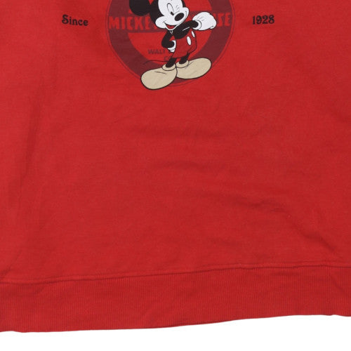 Womens UK Size L H&M Red Pullover Sweatshirt