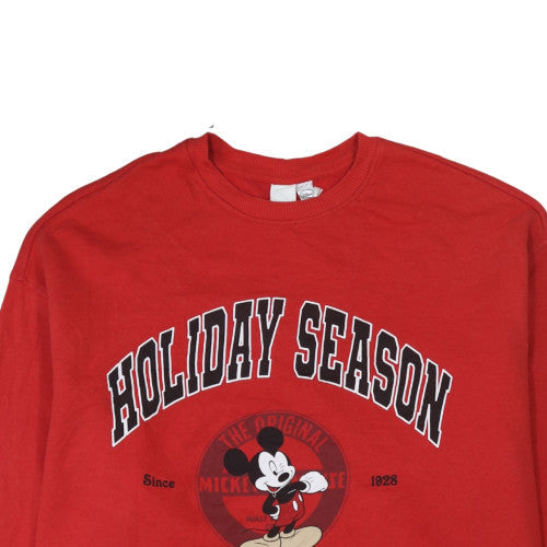 Womens UK Size L H&M Red Pullover Sweatshirt