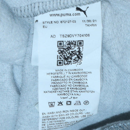 Mens UK Size M PUMA Grey Pullover Hoodie
