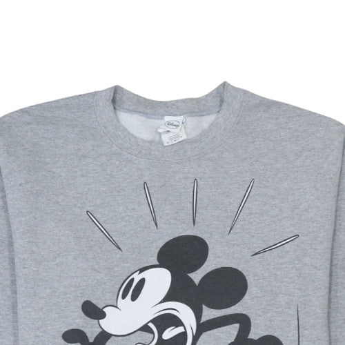 Womens UK Size M Disney Grey Pullover Sweatshirt
