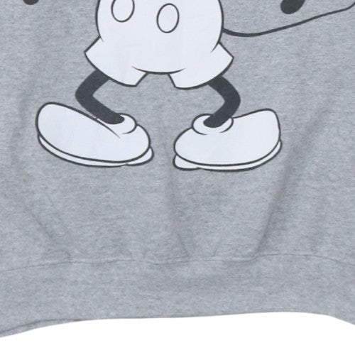 Womens UK Size M Disney Grey Pullover Sweatshirt