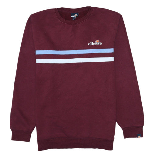 Mens UK Size L ellesse Brown Pullover Sweatshirt