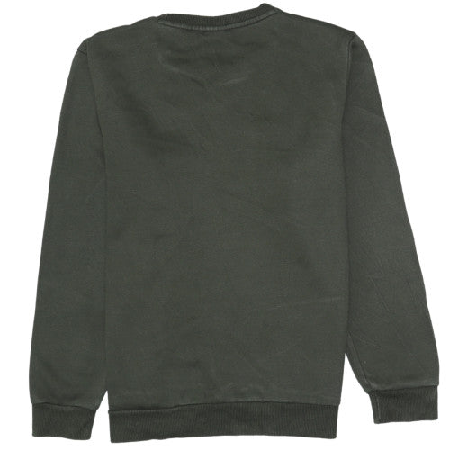 Mens UK Size S PUMA Green Pullover Sweatshirt