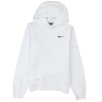 Mens UK Size L Nike White Pullover Hoodie