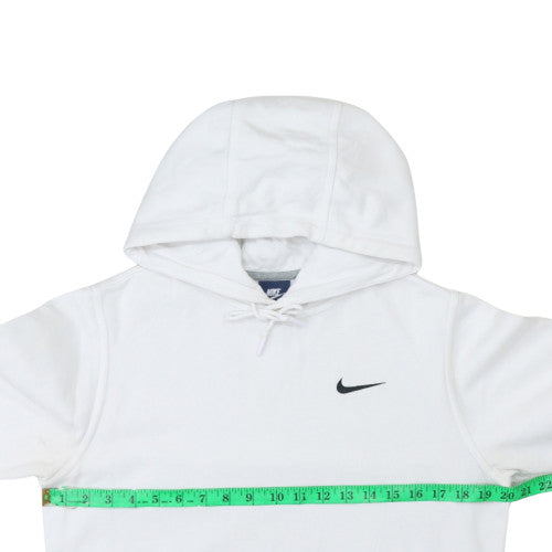Mens UK Size L Nike White Pullover Hoodie