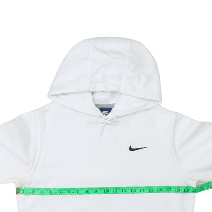 Mens UK Size L Nike White Pullover Hoodie