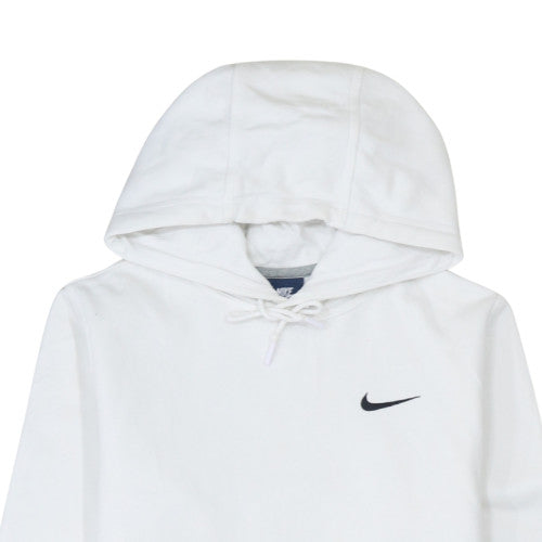 Mens UK Size L Nike White Pullover Hoodie