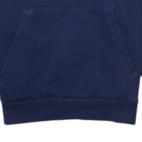 Mens UK Size XS PUMA Blue Pullover Hoodie