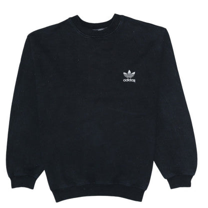 Mens UK Size M adidas Black Pullover Sweatshirt