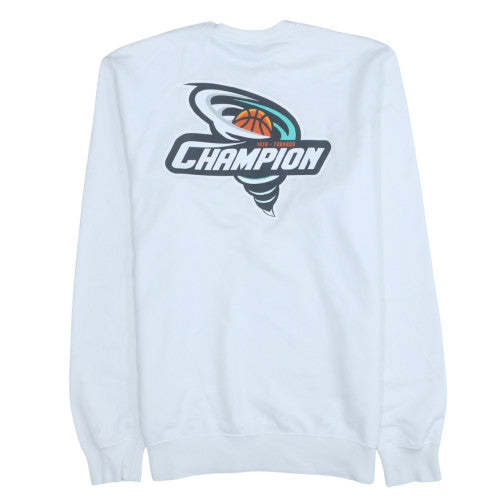 Mens UK Size L Champion White Pullover Sweatshirt