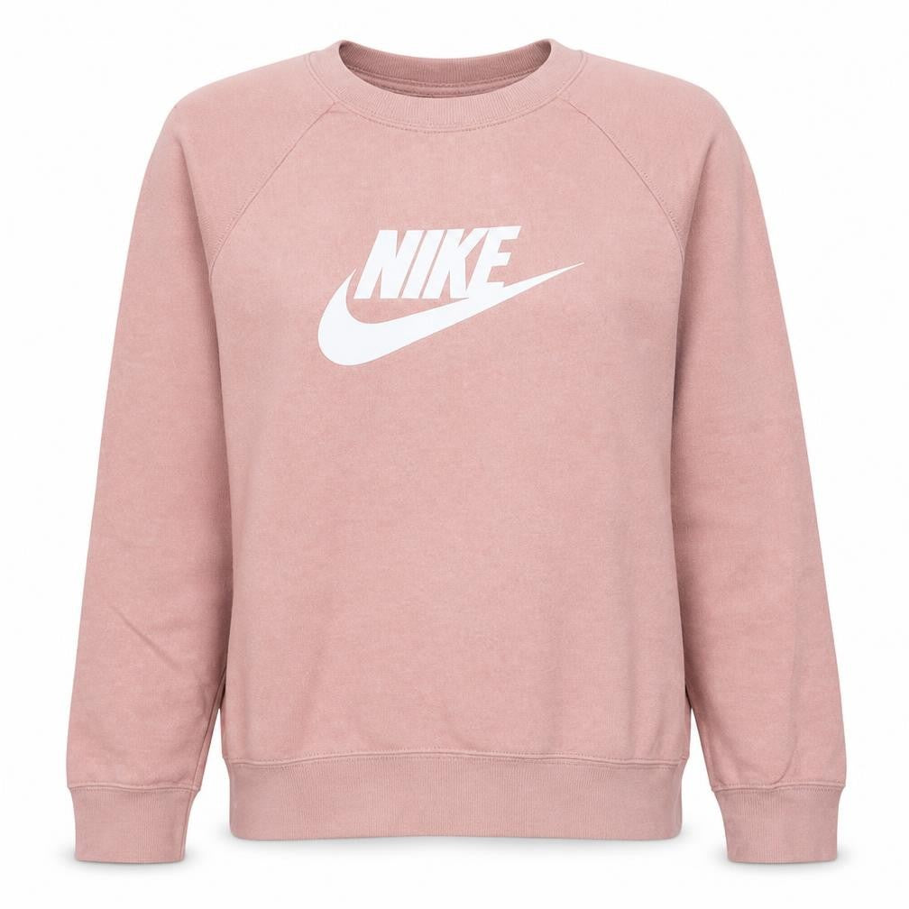 Womens UK Size L Nike Pink Pullover Sweatshirt