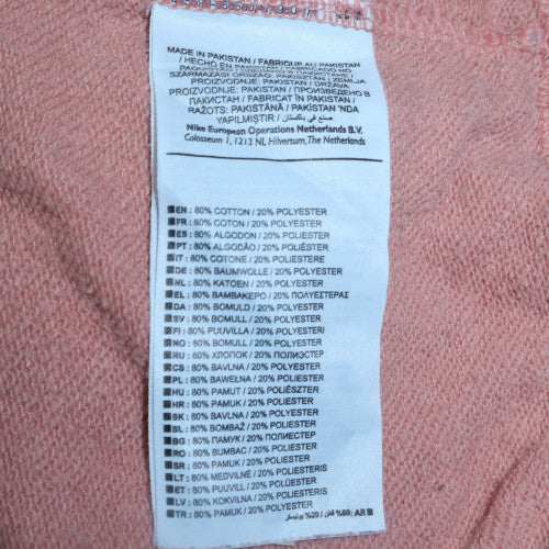 Womens UK Size L Nike Pink Pullover Sweatshirt