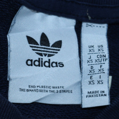 Mens UK Size XS adidas Blue Pullover Sweatshirt