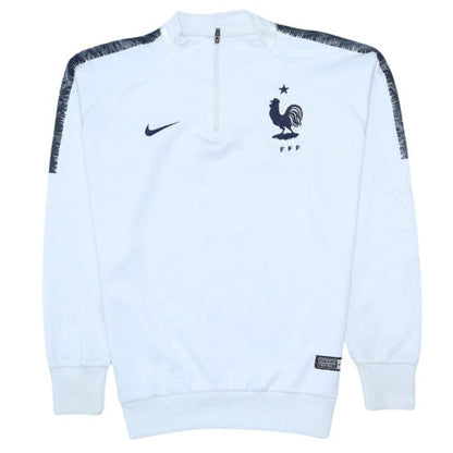 Womens UK Size 14 Nike White Pullover Sweatshirt
