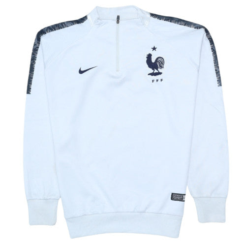 Womens UK Size 14 Nike White Pullover Sweatshirt