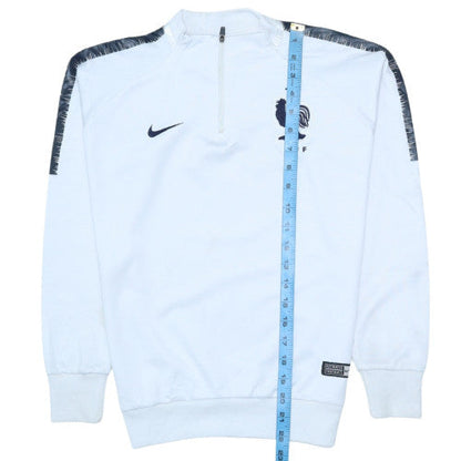 Womens UK Size 14 Nike White Pullover Sweatshirt