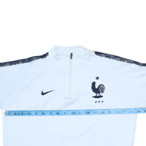 Womens UK Size 14 Nike White Pullover Sweatshirt