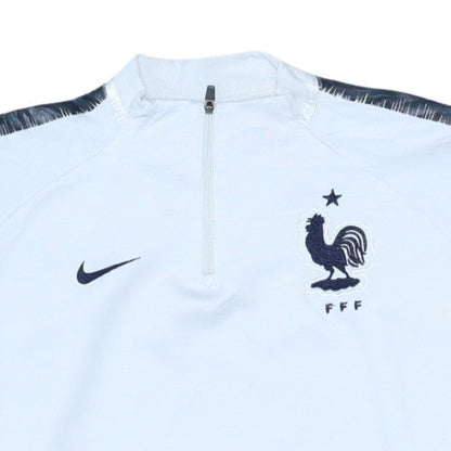 Womens UK Size 14 Nike White Pullover Sweatshirt