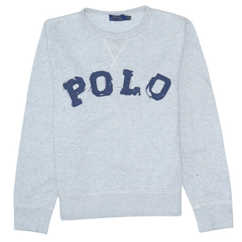 Womens UK Size M Polo Ralph Lauren Grey Pullover Sweatshirt