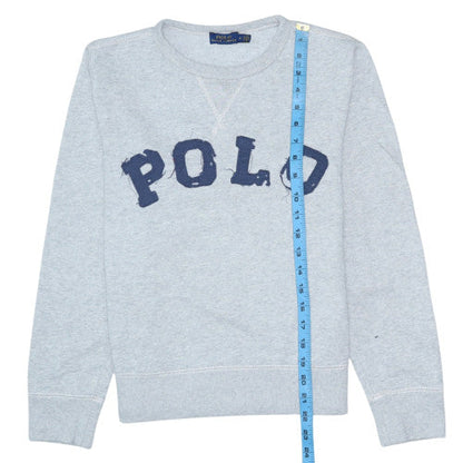 Womens UK Size M Polo Ralph Lauren Grey Pullover Sweatshirt