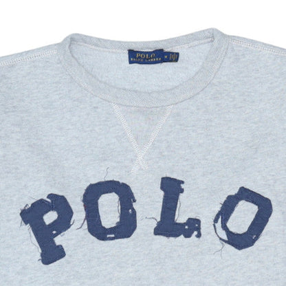 Womens UK Size M Polo Ralph Lauren Grey Pullover Sweatshirt