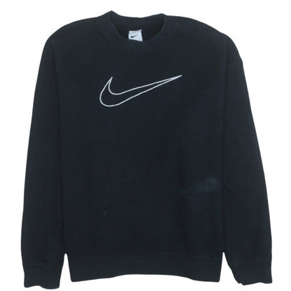 Womens UK Size M Nike Black Pullover Sweatshirt