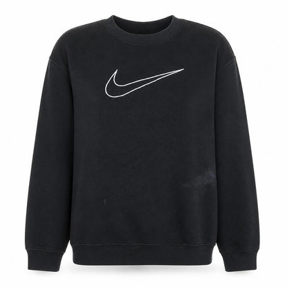 Womens UK Size M Nike Black Pullover Sweatshirt