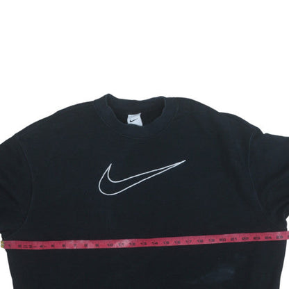 Womens UK Size M Nike Black Pullover Sweatshirt