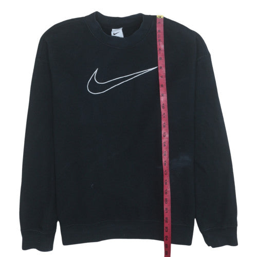 Womens UK Size M Nike Black Pullover Sweatshirt