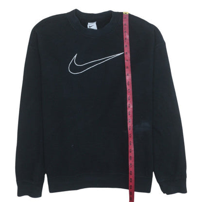 Womens UK Size M Nike Black Pullover Sweatshirt