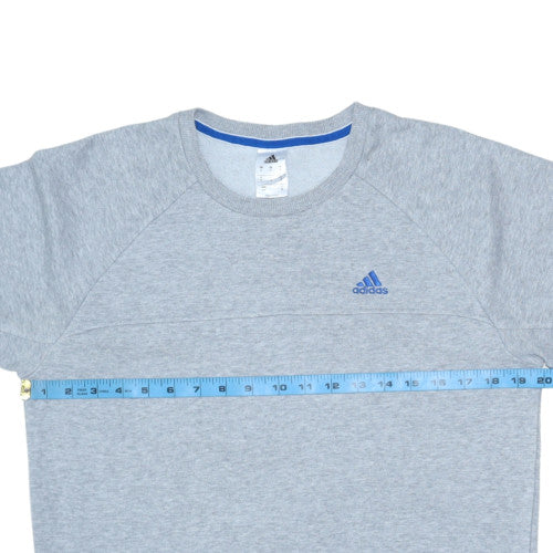 Mens UK Size S adidas Grey Pullover Sweatshirt