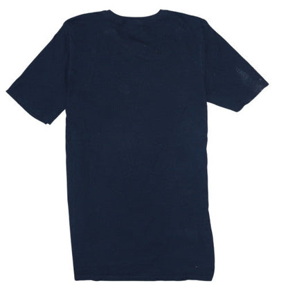 Nike Men's Blue Crew Neck Athletic Fit Cotton T-Shirt Size L