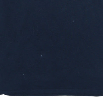 Nike Men's Blue Crew Neck Athletic Fit Cotton T-Shirt Size L