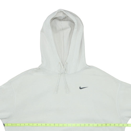 Mens UK Size L Nike White Pullover Hoodie