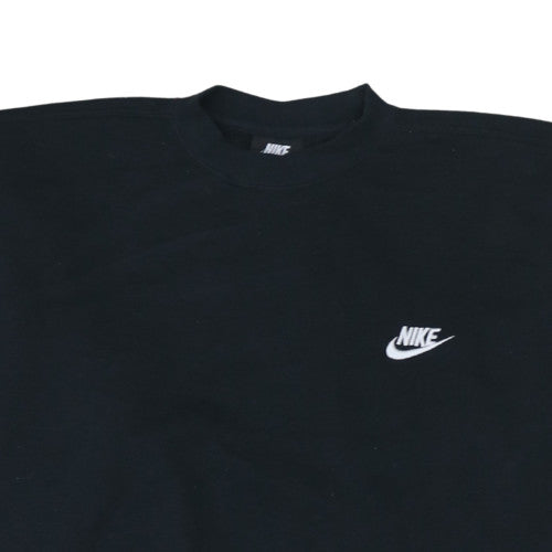 Mens UK Size L Nike Black Pullover Sweatshirt