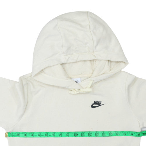 Mens UK Size XS Nike Ivory Pullover Hoodie