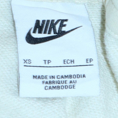 Mens UK Size XS Nike Ivory Pullover Hoodie