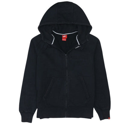 Mens UK Size M Nike Black Full Zip Hoodie