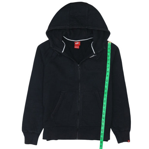 Mens UK Size M Nike Black Full Zip Hoodie