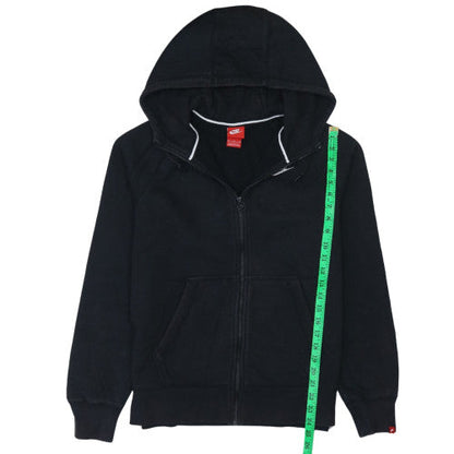 Mens UK Size M Nike Black Full Zip Hoodie