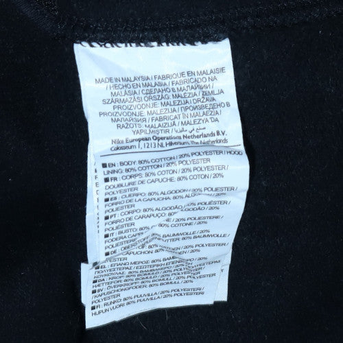 Mens UK Size M Nike Black Full Zip Hoodie