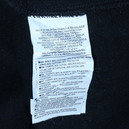 Mens UK Size M Nike Black Full Zip Hoodie