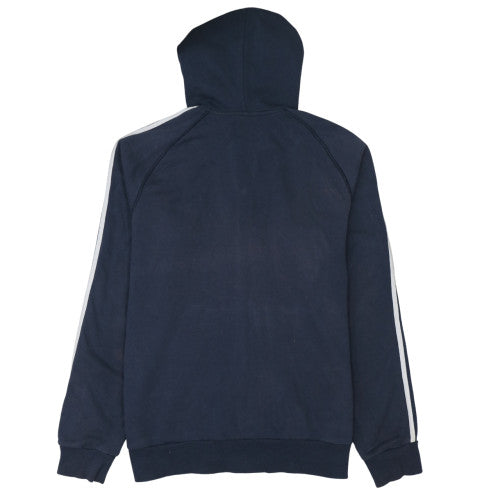 Mens UK Size XL adidas Blue Full Zip Hoodie