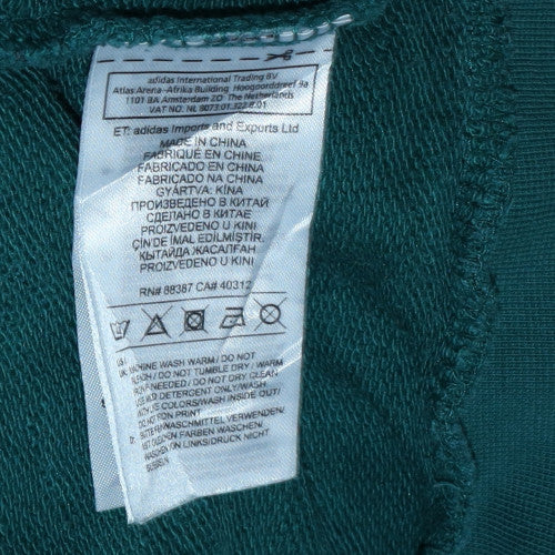 Womens UK Size L adidas Green Pullover Sweatshirt