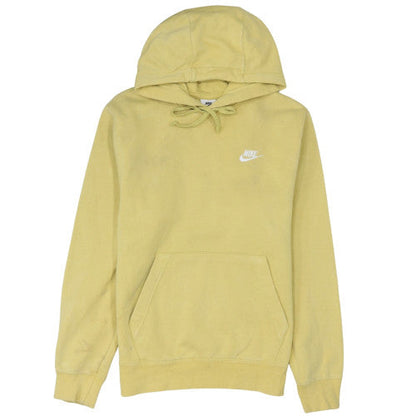 Mens UK Size XS Nike Yellow Pullover Hoodie