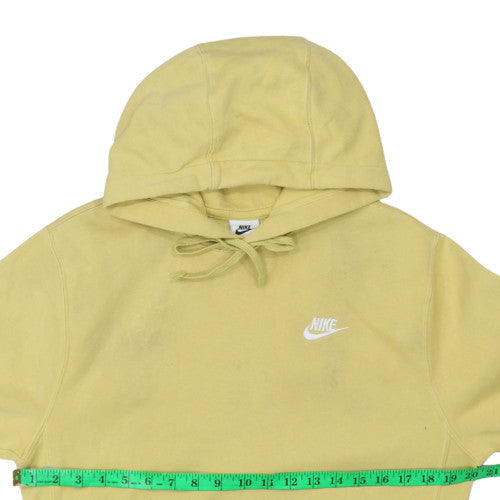 Mens UK Size XS Nike Yellow Pullover Hoodie