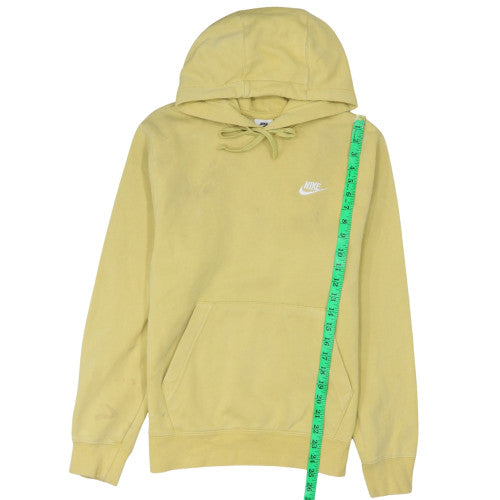 Mens UK Size XS Nike Yellow Pullover Hoodie